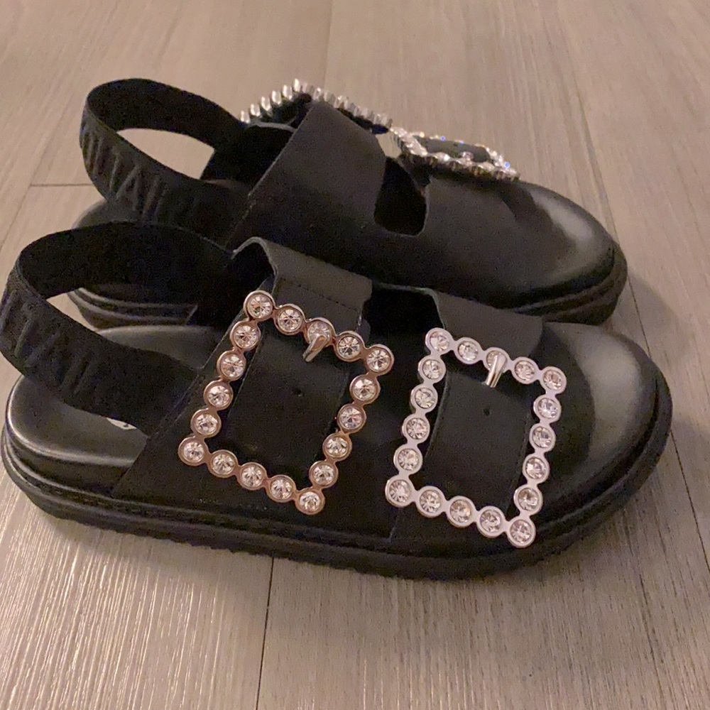 Zadig & Voltaire Lambskin Crystal Sandal - Picture 2 of 7